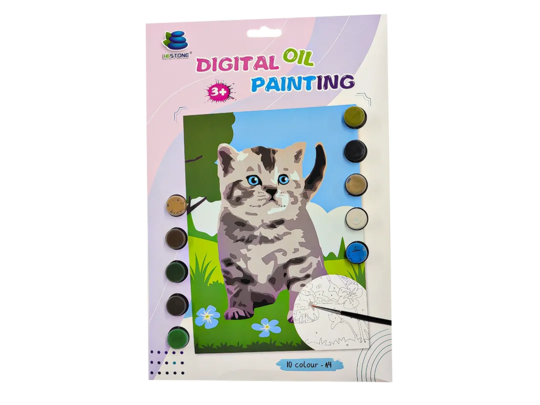 Sentosphère Colorizzy Paint-by-Number Kits (Cats Sentosphère Colorizzy Paint-by-Number Kits (Cats